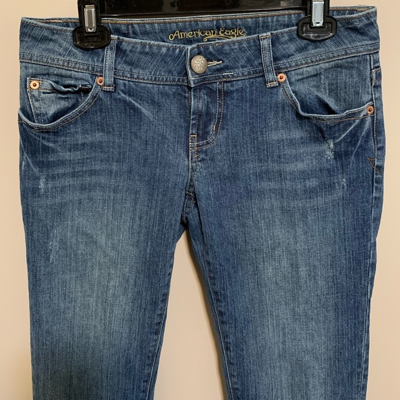 American Eagle AE Artist jeans, size 8 long - Picture 3 of 12